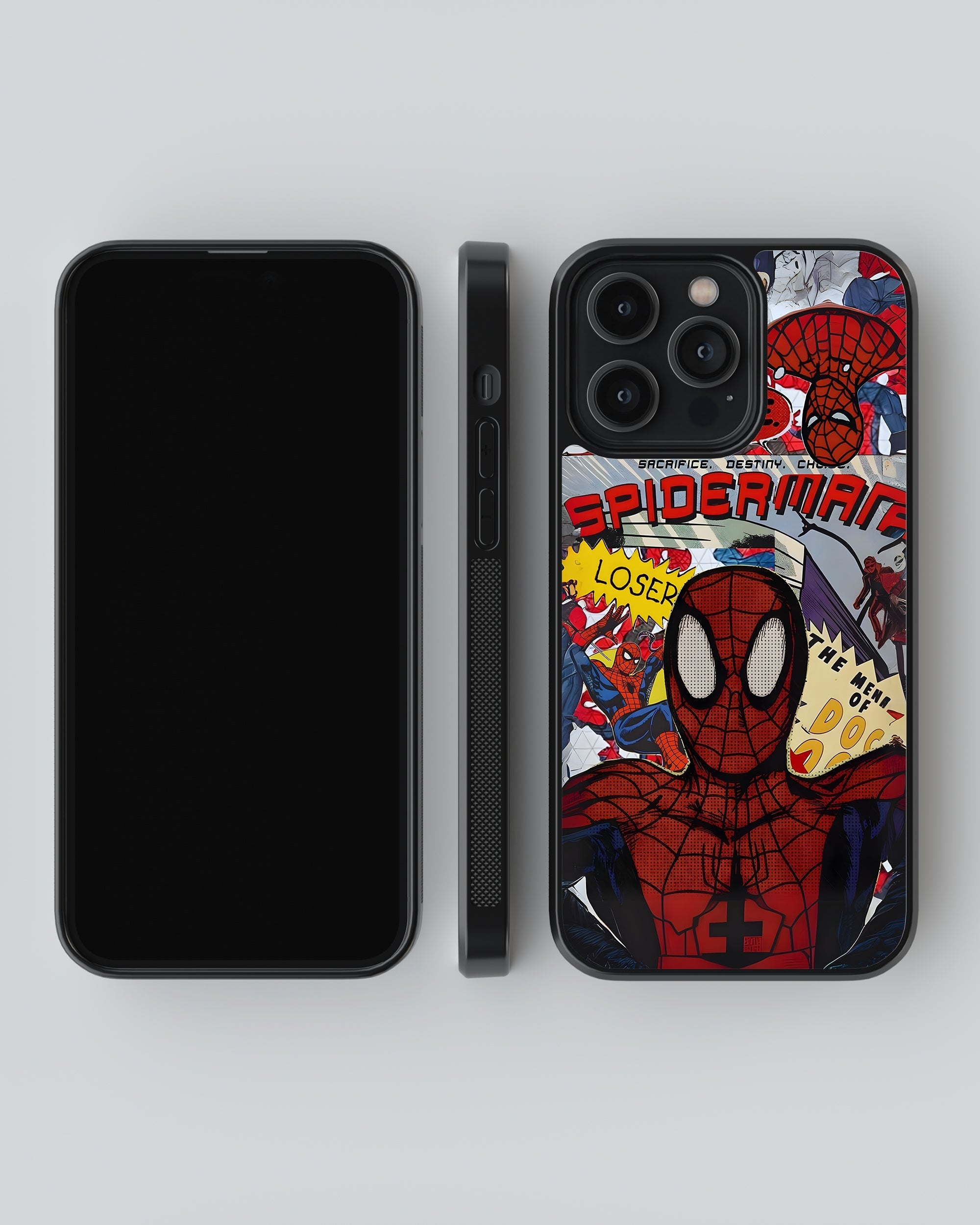 Marvel Mobile Cover (Friendly Spiderman) Mobile Case by CoverMeUp - Style 4