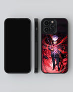 Jujutsu Kaisen Mobile Cover (Gojo Red) Mobile Case by CoverMeUp - Style 4