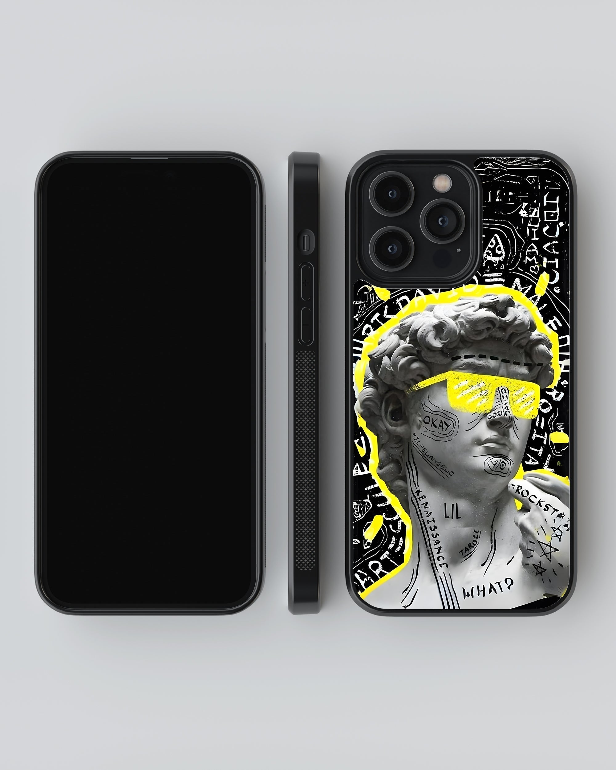 Modernism Mobile Cover (Greek God Glasses) Mobile Case by CoverMeUp - Style 4