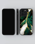 Marbel Mobile Cover (Green Marbel) Mobile Case by CoverMeUp - Style 4