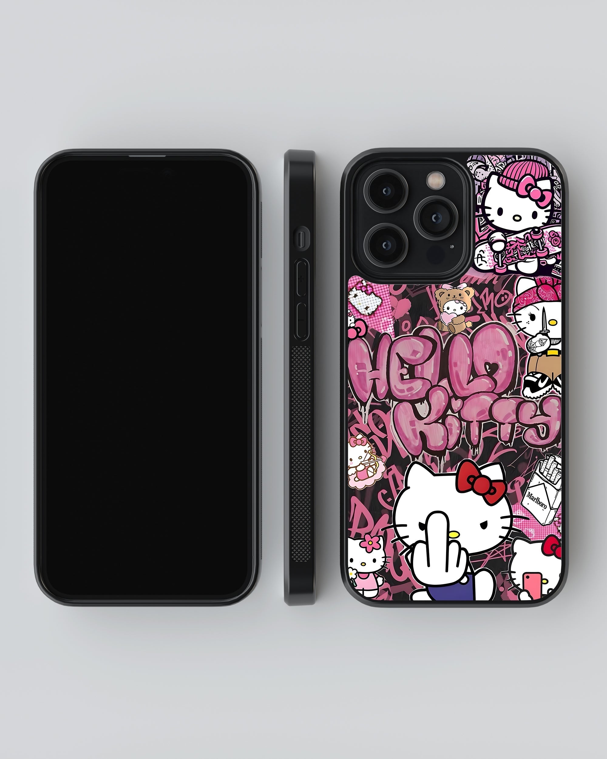 Girls Aesthetic Mobile Cover (Hello Kitty) Mobile Case by CoverMeUp - Style 4