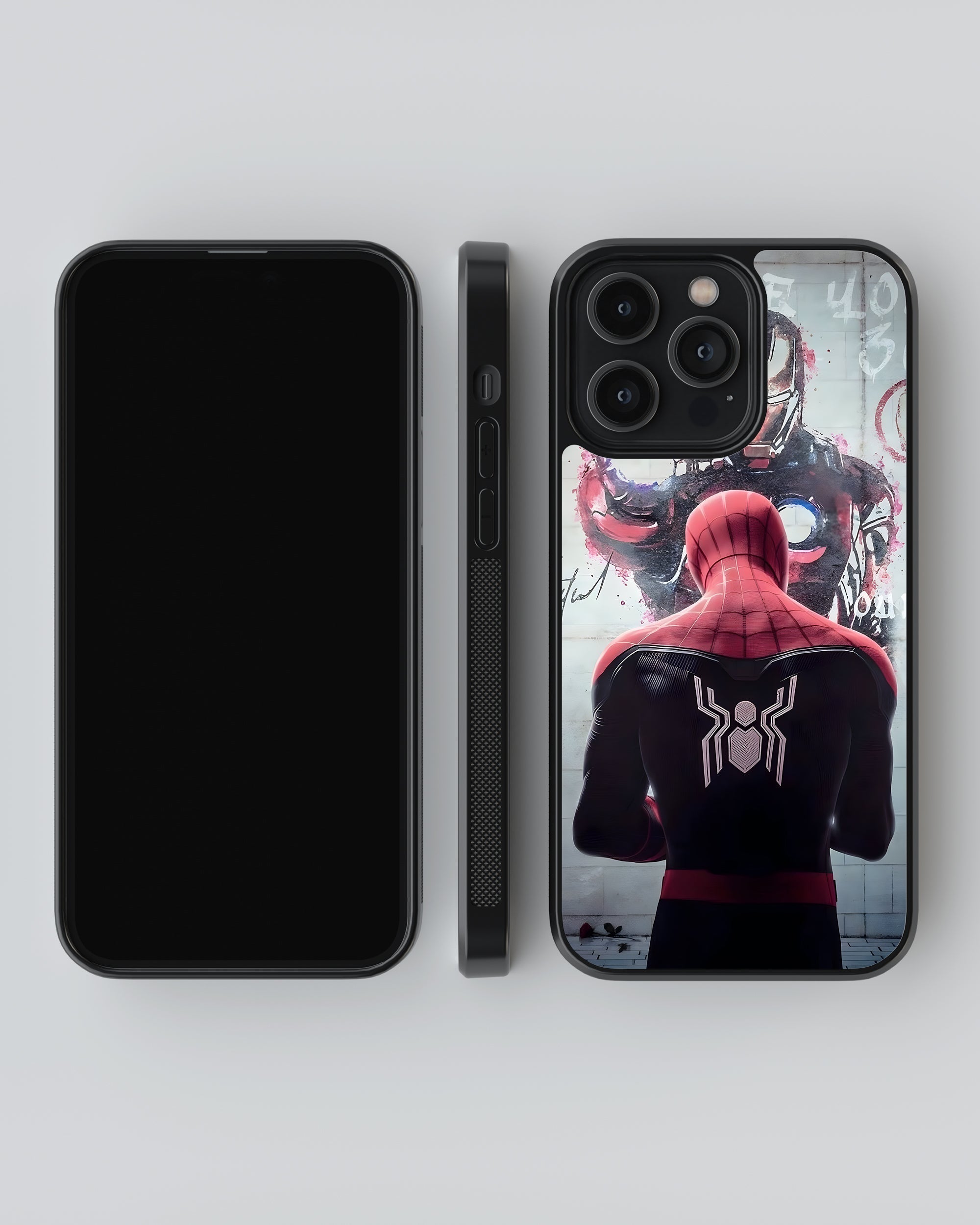 Marvel Mobile Cover (Iron Man X Spiderman) Mobile Case by CoverMeUp - Style 4