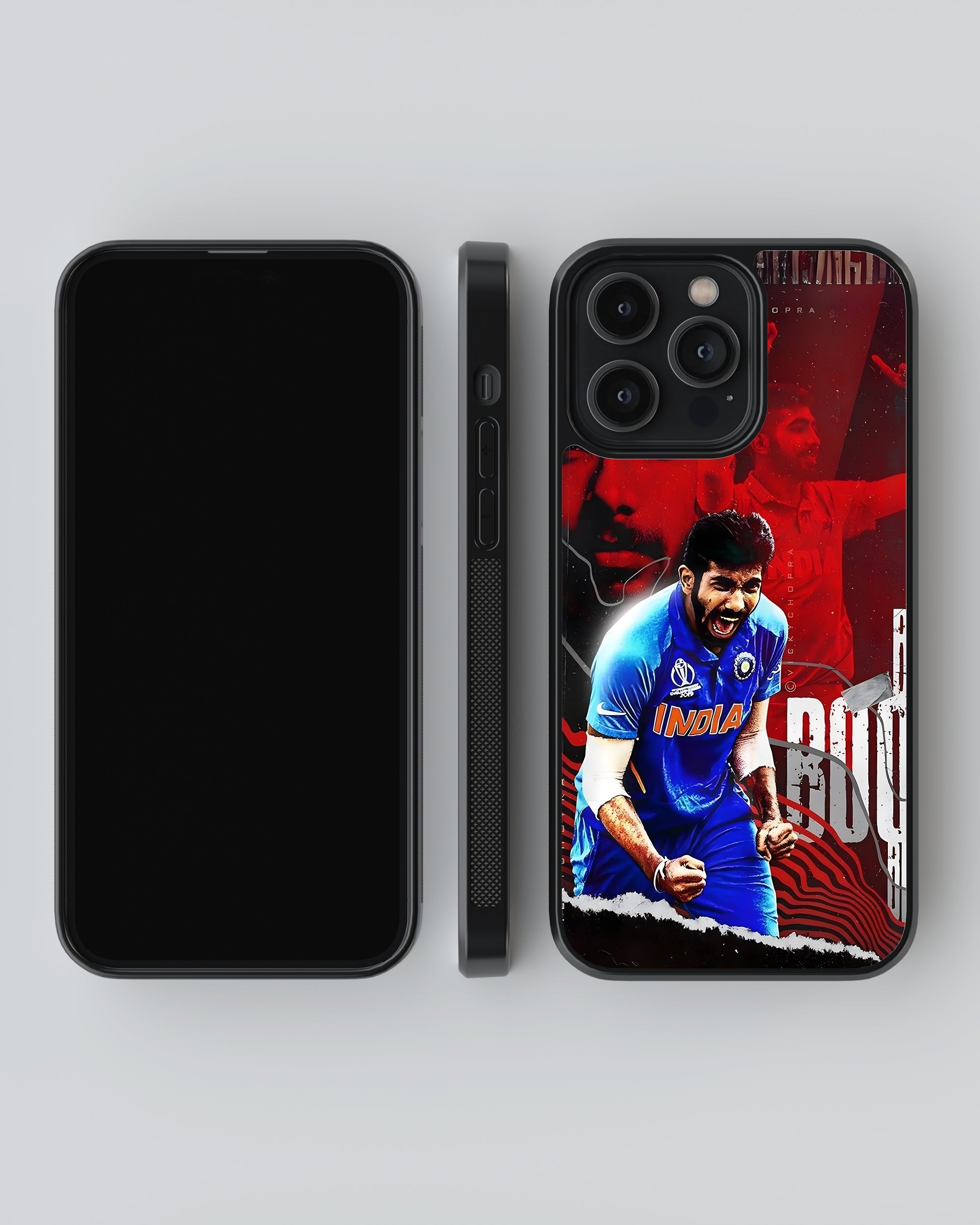 Cricket Mobile Cover (Jasprit Bumrah) Mobile Case by CoverMeUp - Style 4