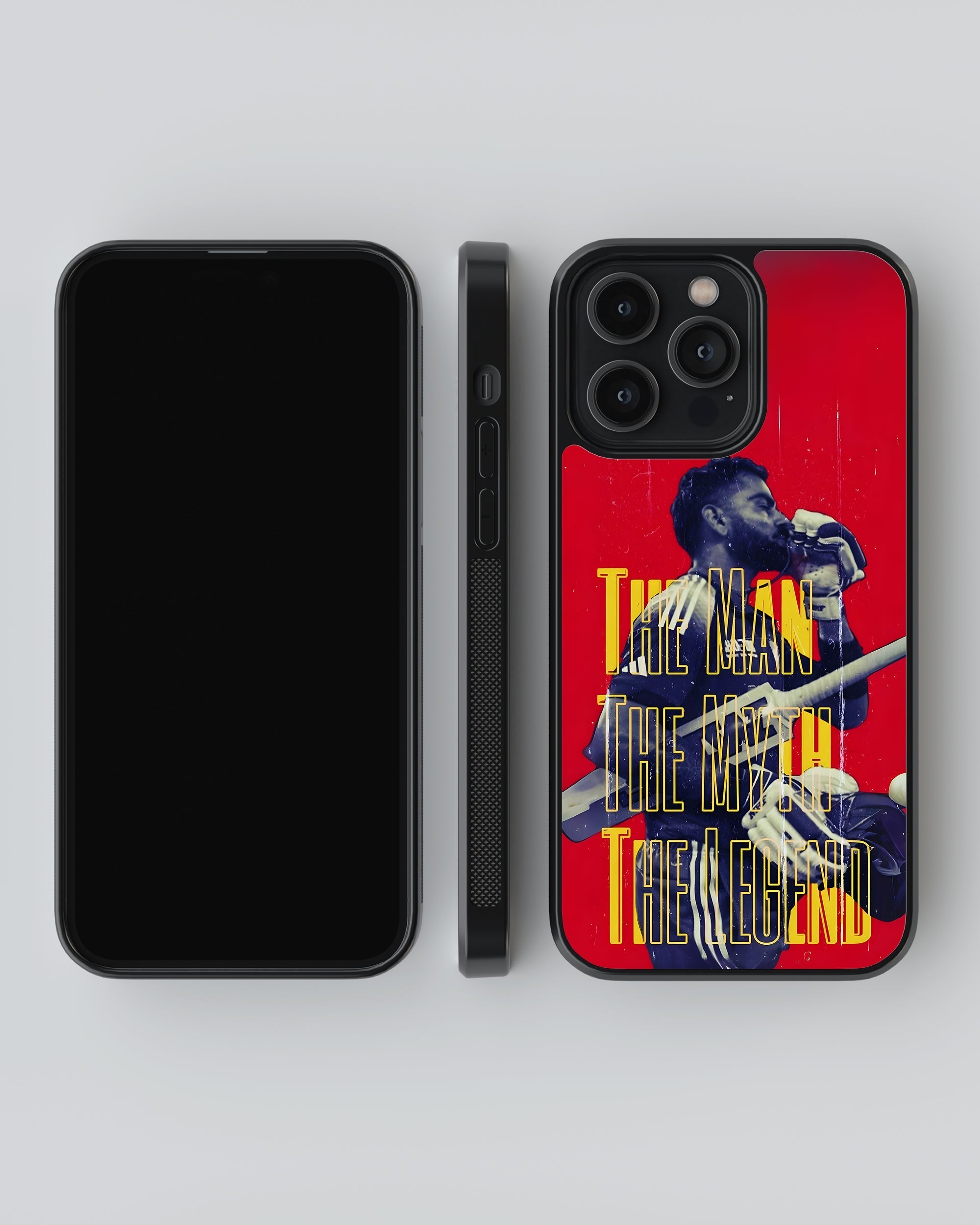 Cricket Mobile Cover (King Kohli) Mobile Case by CoverMeUp - Style 4