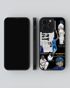Cricket Mobile Cover (King Kohli Collage) Mobile Case by CoverMeUp - Style 4
