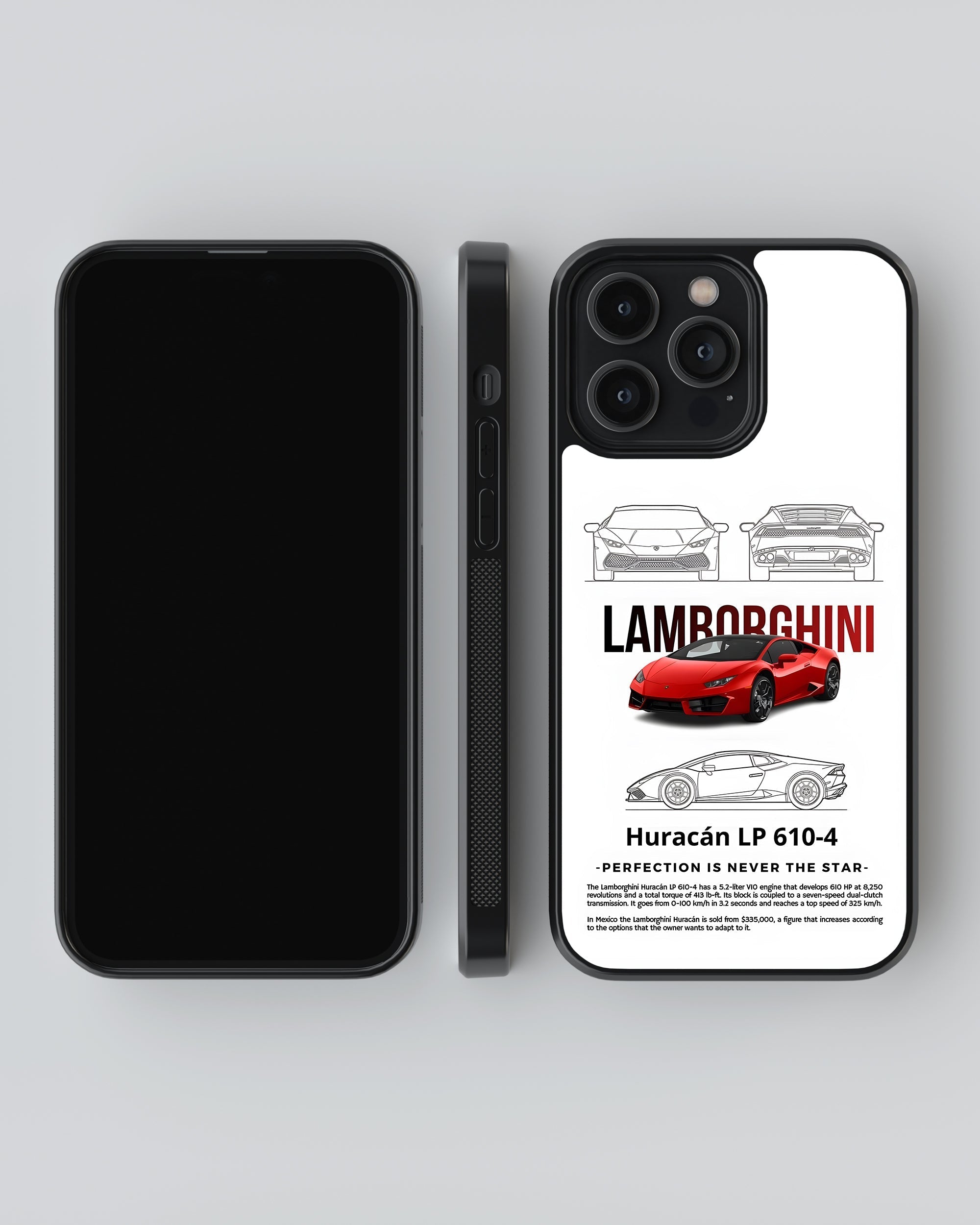 Sports Car Mobile Cover (Lamborghini Huracan) Mobile Case by CoverMeUp - Style 4