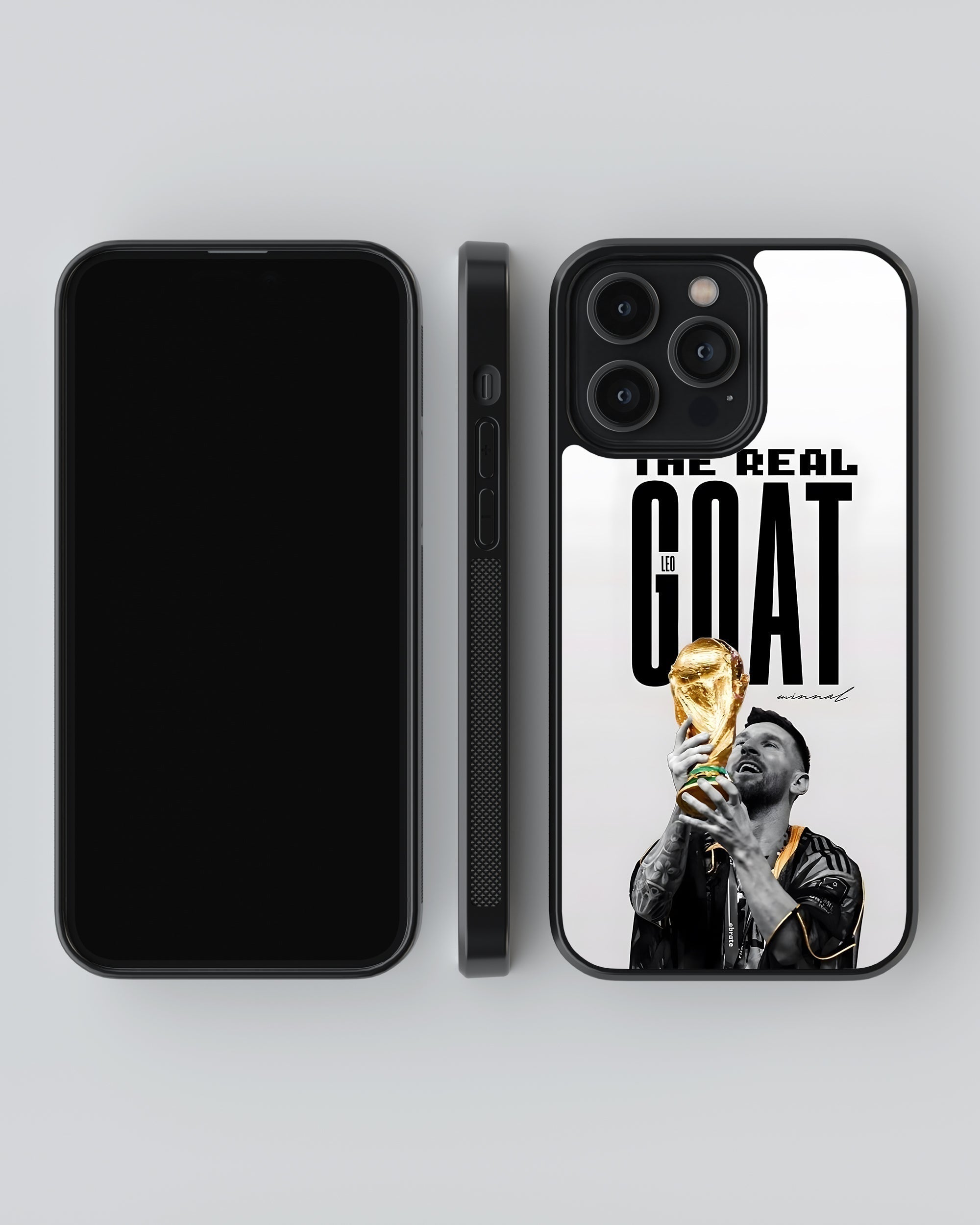 Football Mobile Cover (Leo The Real Goat) Mobile Case by CoverMeUp - Style 4