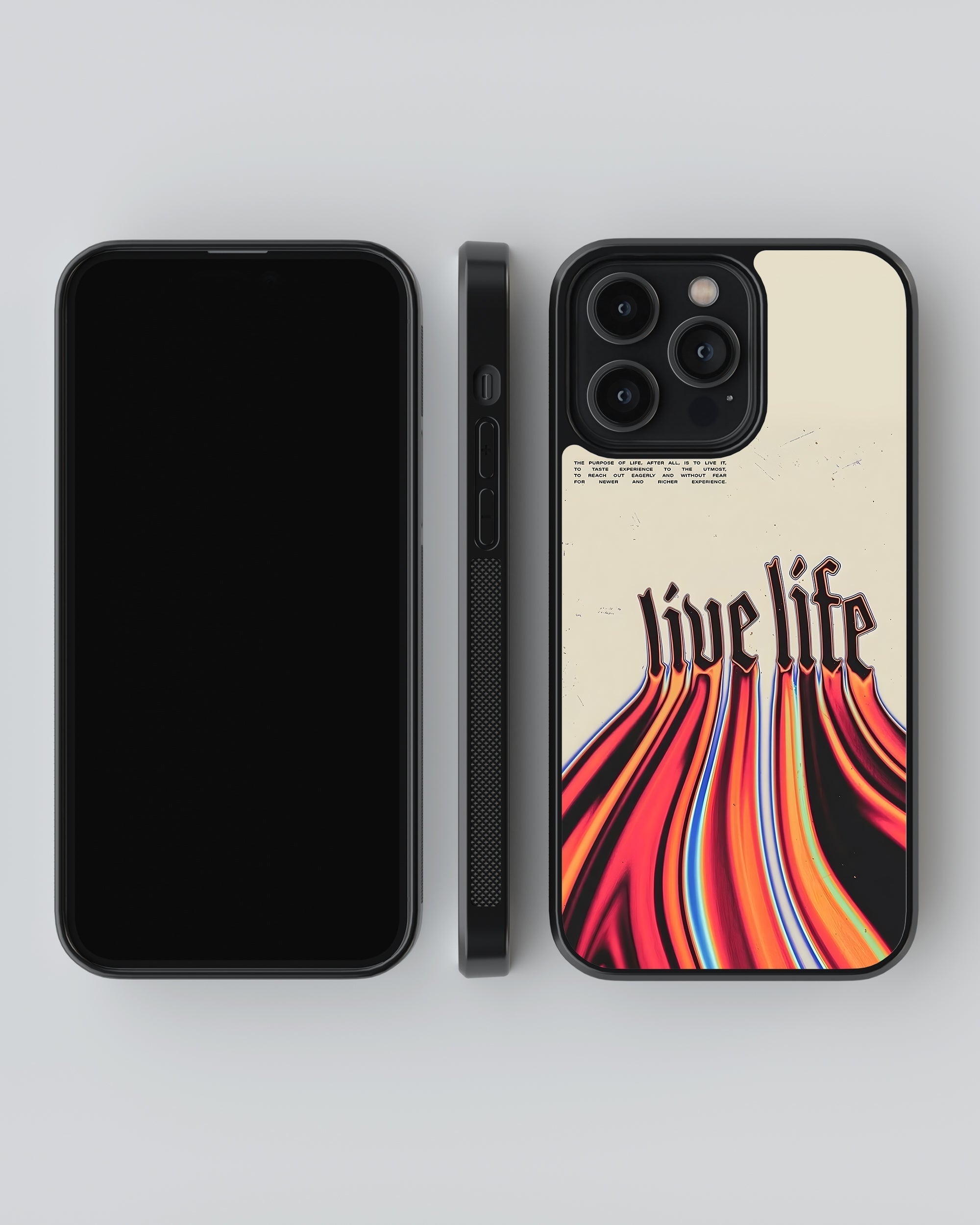 Y2K Mobile Cover (Live Life) Mobile Case by CoverMeUp - Style 4