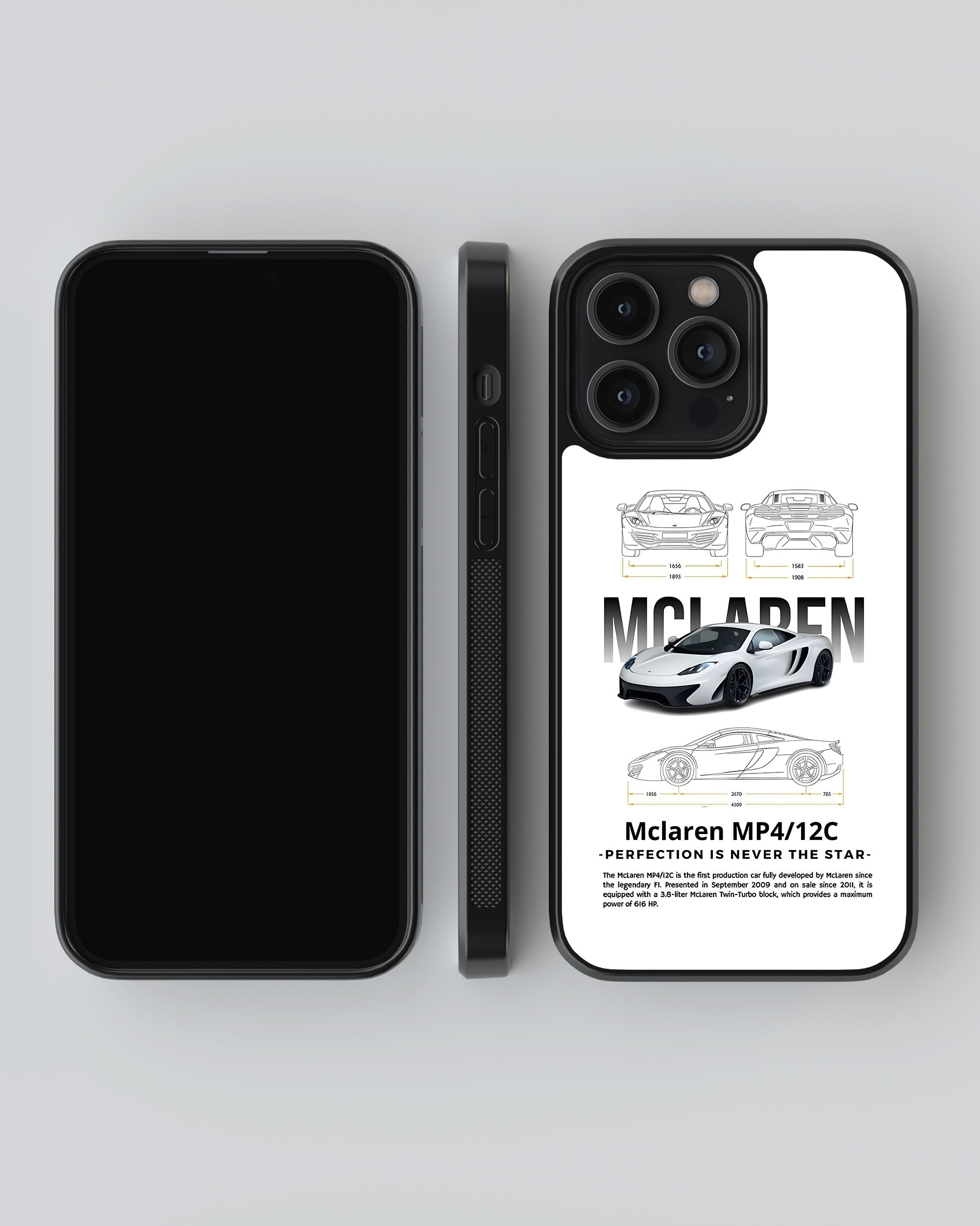 Sports Car Mobile Cover (Mclaren MP4) Mobile Case by CoverMeUp - Style 4