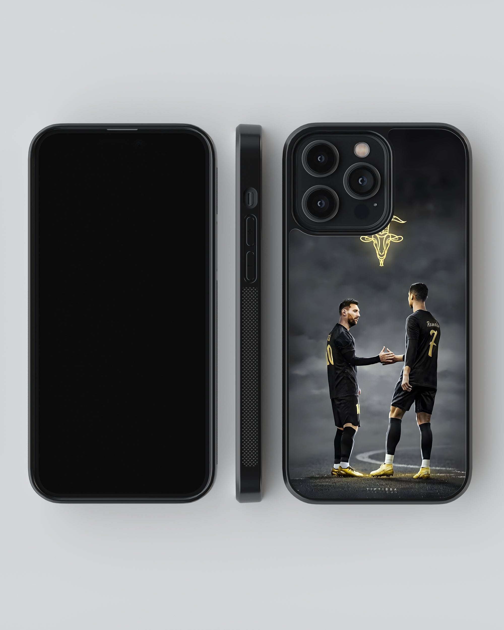 Football Mobile Cover (Messi x Ronaldo) Mobile Case by CoverMeUp - Style 4