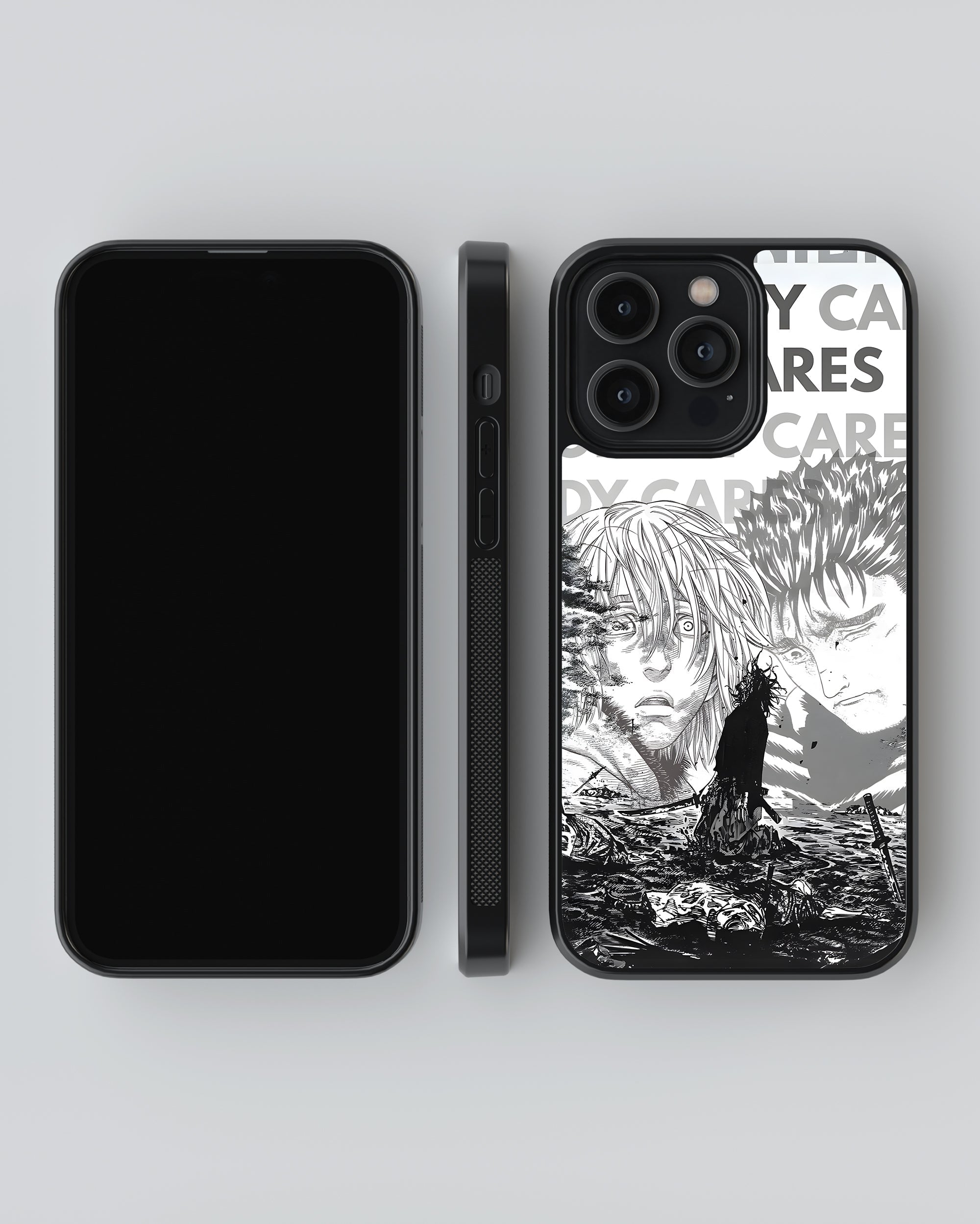 Vinland Saga Mobile Cover (Nobody Cares Berserk) Mobile Case by CoverMeUp - Style 4