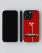 Sports Car Mobile Cover (Porsche 911 Red) Mobile Case by CoverMeUp - Style 4