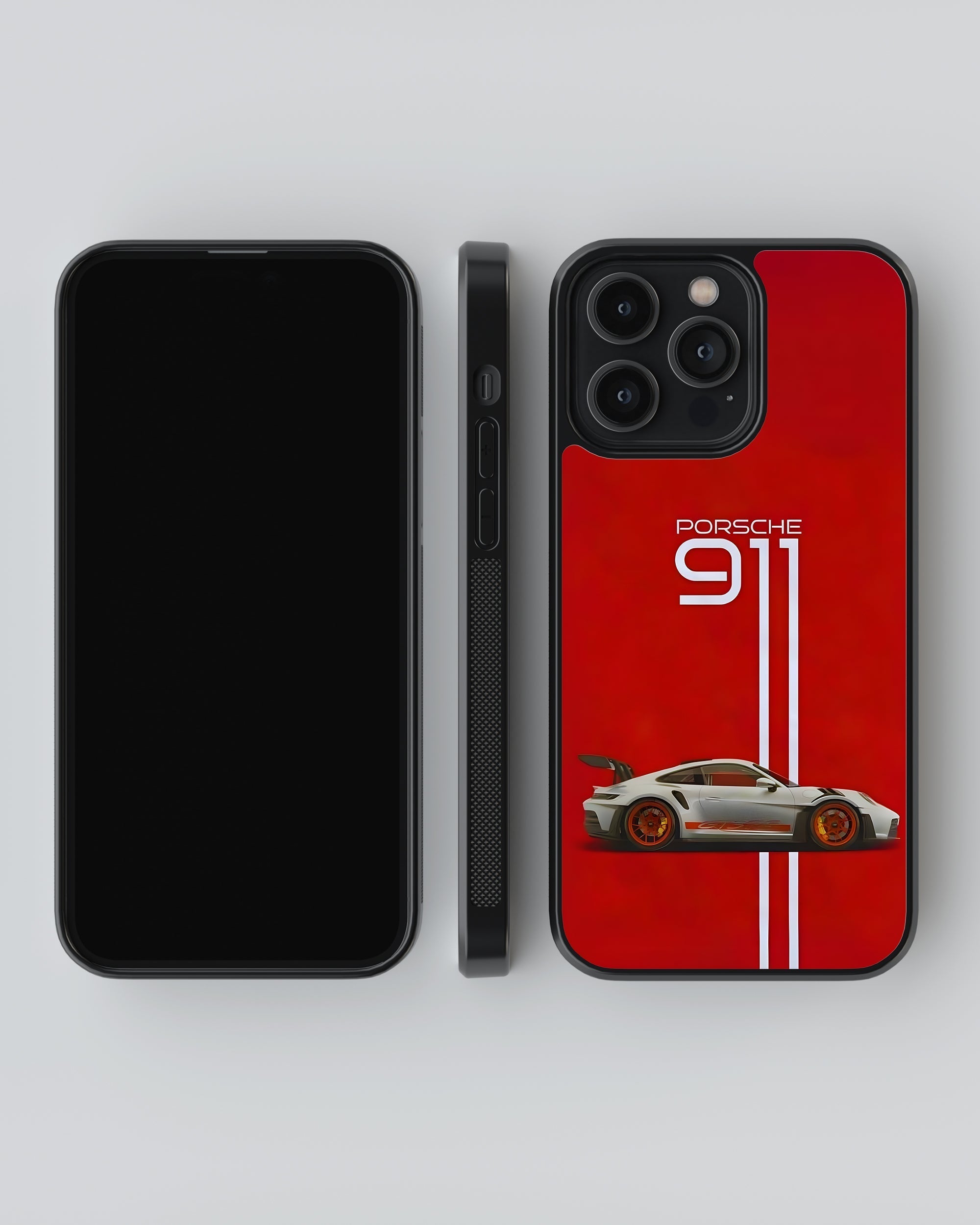 Sports Car Mobile Cover (Porsche 911 Red) Mobile Case by CoverMeUp - Style 4