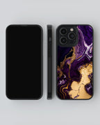 Marbel Mobile Cover (Purple Marbel) Mobile Case by CoverMeUp - Style 4
