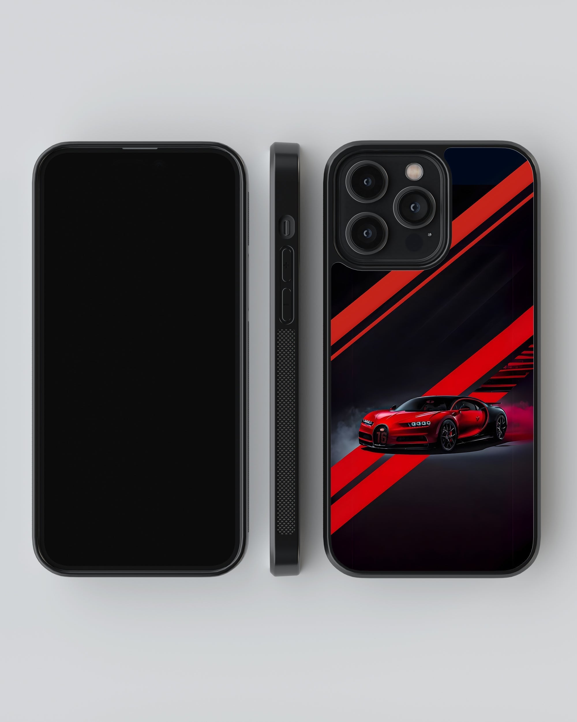 Sports Car Mobile Cover (Red Chiron) Mobile Case by CoverMeUp - Style 4