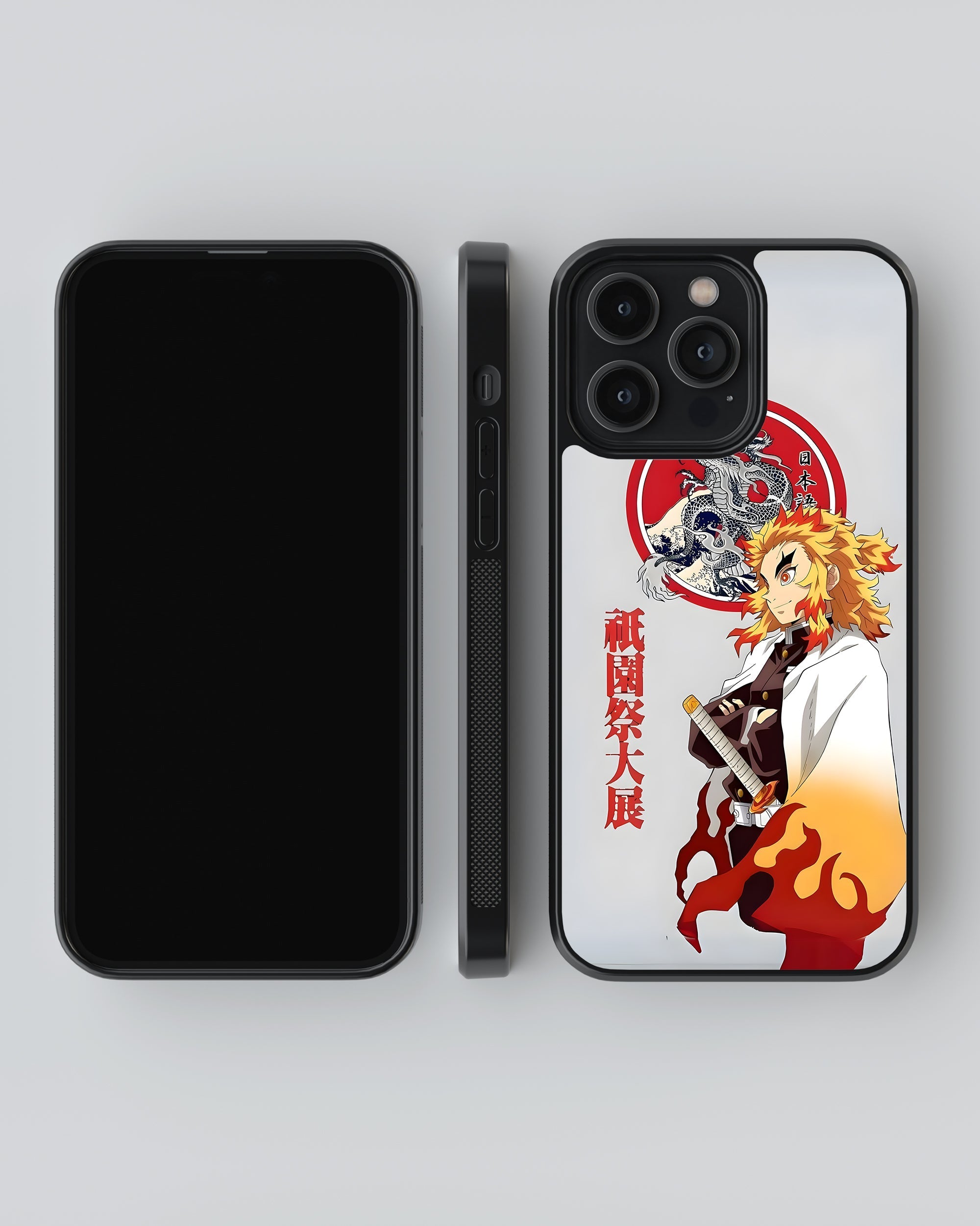 Demon Slayer Mobile Cover (Rengoku) Mobile Case by CoverMeUp - Style 4