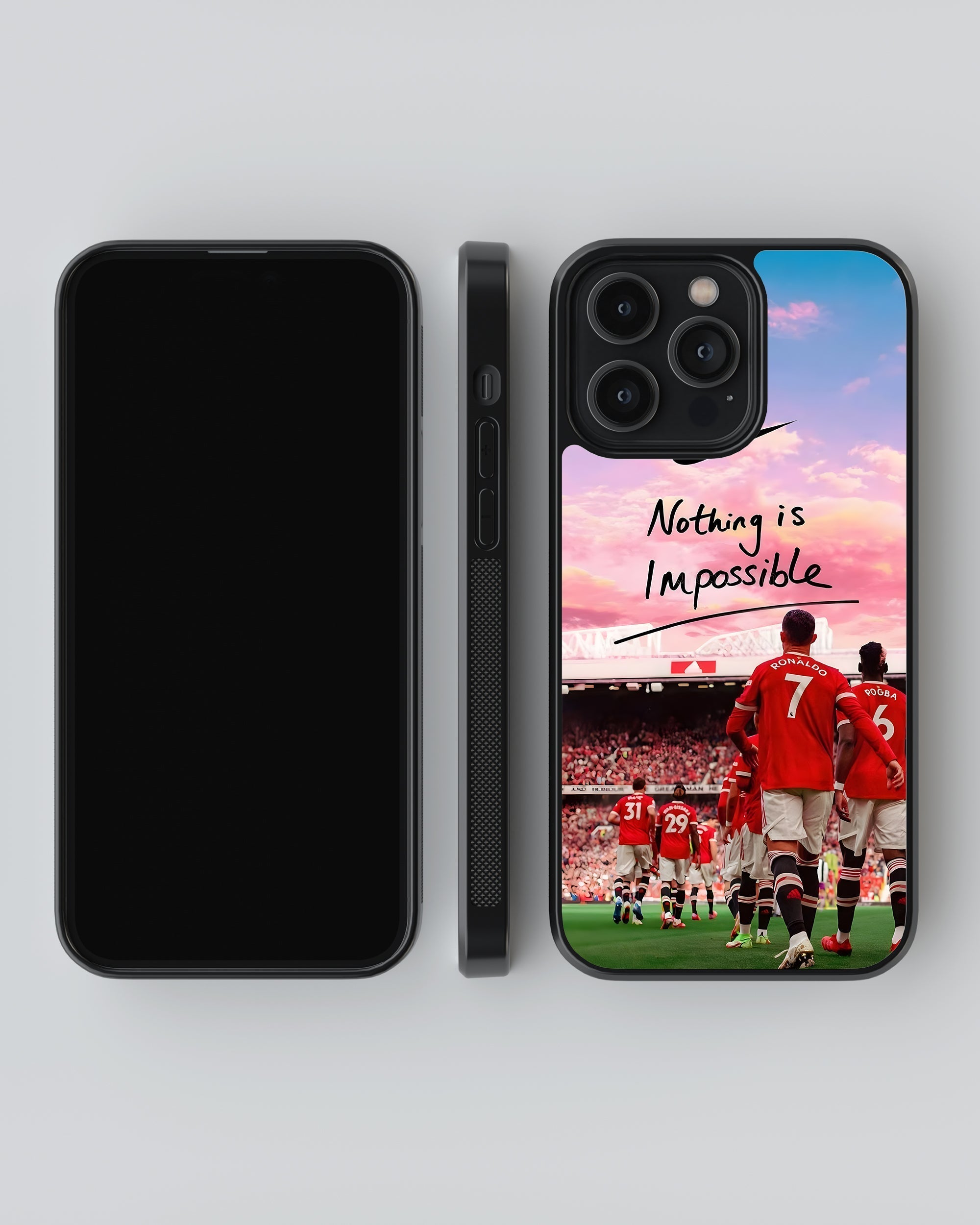 Football Mobile Cover (Ronaldo Nothing is Impossible) Mobile Case by CoverMeUp - Style 4