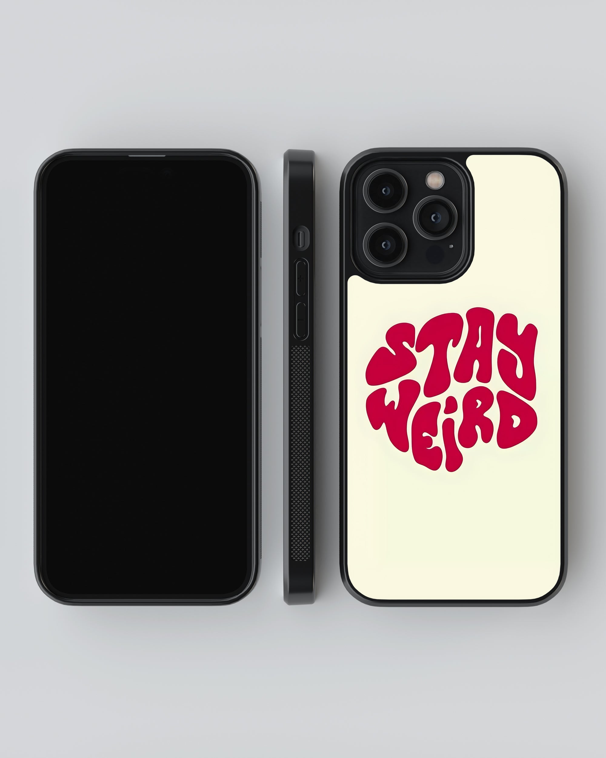 Y2K Mobile Cover (Stay Weird) Mobile Case by CoverMeUp - Style 4