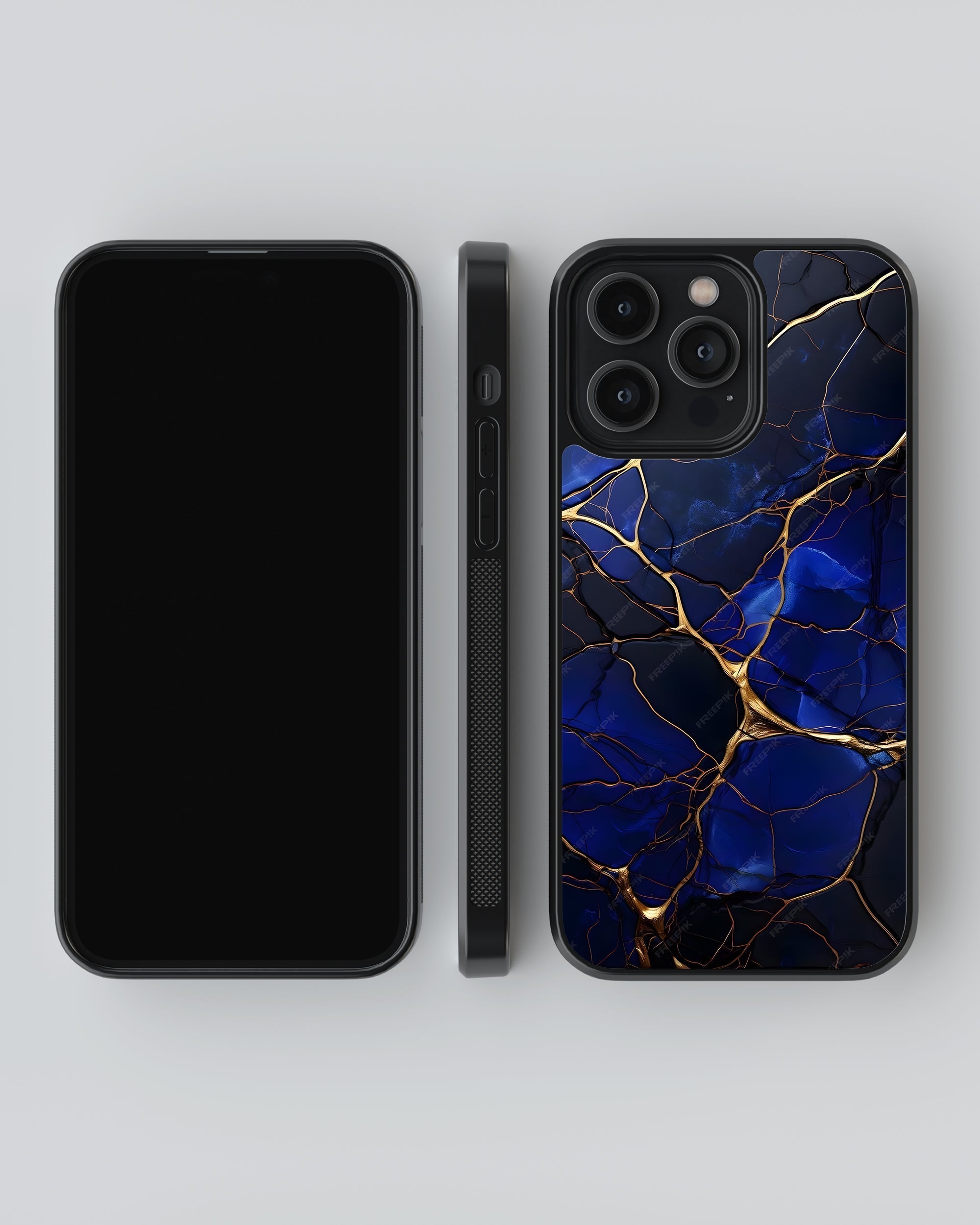 Marbel Mobile Cover (Teal Marbel) Mobile Case by CoverMeUp - Style 4