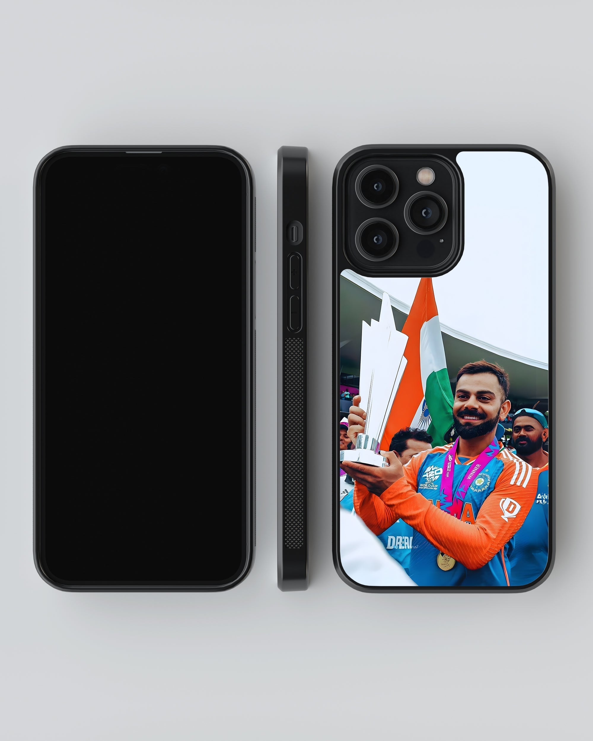 Cricket Mobile Cover (Virat Kohli T20 Champion) Mobile Case by CoverMeUp - Style 4