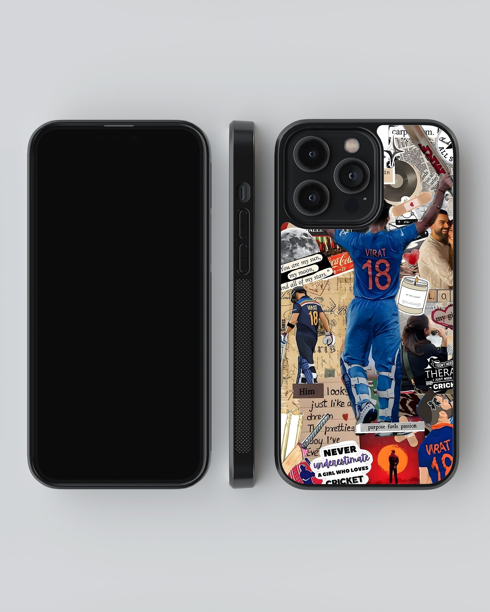 Cricket Mobile Cover (Virat Legacy) Mobile Case by CoverMeUp - Style 4