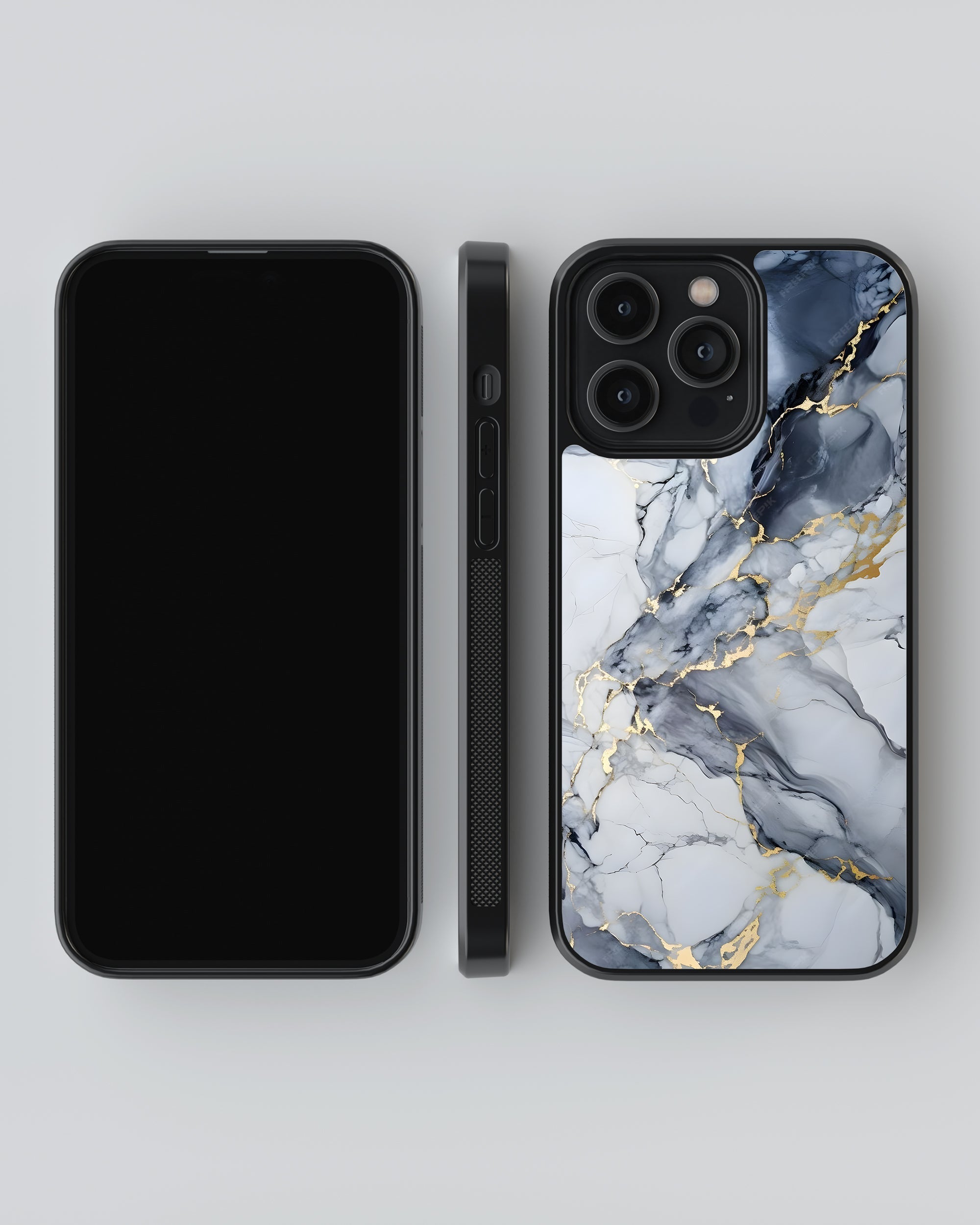 Marbel Mobile Cover (White Marbel) Mobile Case by CoverMeUp - Style 4