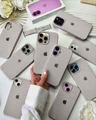 Liquid Silicon iPhone Case - Mocha Grey