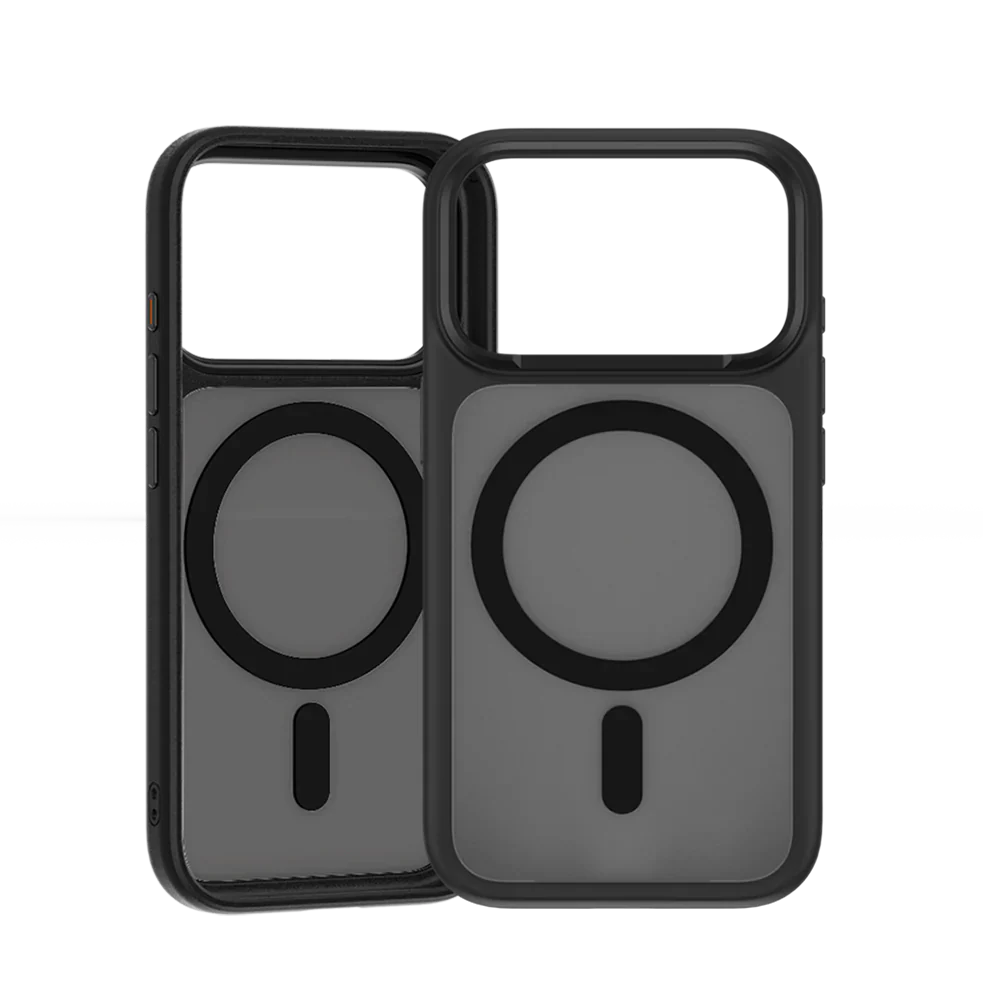Protective Apple iPhone Back Cover - BENKS Mist Series Matte Finish Case for iPhone 17 Pro (BLACK) - Style 2