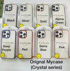 Crystal Clear Chrome Electroplated Non Yellow Case Mobile Case by CoverMeUp - Style 2
