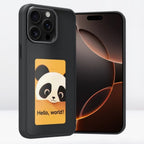 NFC DIY E-ink Screen Phone Case 16 Pro/16 Pro Max (Black) Mobile Case by CoverMeUp
