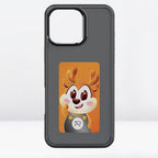 NFC DIY E-ink Screen Phone Case 16 Pro/16 Pro Max (Dark Grey) Mobile Case by CoverMeUp - Style 2