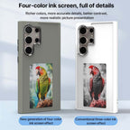 NFC DIY E-ink Screen Phone Case for S23 Ultra/S24 Ultra (GREY) Mobile Case by CoverMeUp - Style 9