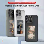 Protective Apple iPhone Back Cover - NFC Ink Screen Photo Change Case for iPhone 15/15Pro/15PM - Style 9