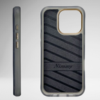 Nimmy Premium Embroidered Leather Case - NIMMY Fantasy Animal Series with Metal Camera Ring for iPhone 16 Series - Style 3