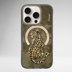 Nimmy Premium Embroidered Leather Case - NIMMY Fantasy Animal Series with Metal Camera Ring for iPhone 16 Series