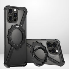NY METAL FRAMELESS Z DESIGN Case for iPhone 16 Pro / 16 Pro Max