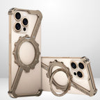 Protective Apple iPhone Back Cover - NY METAL FRAMELESS Z DESIGN Case for iPhone 16 Pro / 16 Pro Max - Style 2