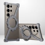 NY METAL FRAMELESS Z DESIGN Case for Samsung Galaxy S24 Ultra / S25 Ultra Mobile Case by CoverMeUp - Style 3
