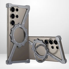 NY METAL FRAMELESS Z DESIGN Case for Samsung Galaxy S24 Ultra / S25 Ultra