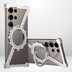 NY METAL FRAMELESS Z DESIGN Case for Samsung Galaxy S24 Ultra / S25 Ultra Mobile Case by CoverMeUp - Style 5
