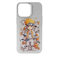 Naruto Chibi TPU Phone Case – Adorable Ninja & Pet Companions Design
