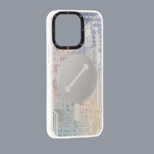 Futuristic Circuit Magnetic and anti-Impact Case compatible with iPhone