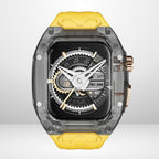 New Edition Silicone Strap Modification Kit for iWatch 44/45 MM (YELLOW) Mobile Case by CoverMeUp - Style 2