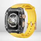 New Edition Silicone Strap Modification Kit for iWatch 44/45 MM (YELLOW) Mobile Case by CoverMeUp