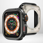New Metal Convert to ULTRA Bumper Case for iWatch 44/45/46/49mm (BLACK) Mobile Case by CoverMeUp
