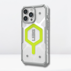 Protective Apple iPhone Back Cover - New UAG Pathfinder MagSafe Case, for iPhone 16 Series (NEON GREEN) - Style 2
