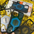 Protective Apple iPhone Back Cover - New UAG Pathfinder MagSafe Smoke Clear Case, for iPhone 15 - Style 8