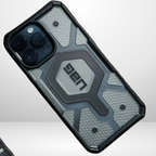Protective Apple iPhone Back Cover - New UAG Pathfinder MagSafe Smoke Clear Case, for iPhone 15 Pro/Pro Max - Style 7