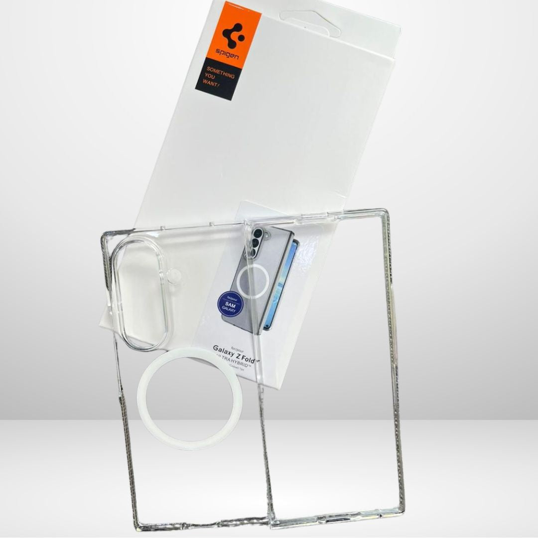 New Ultra Hybrid Magsafe Crystal Clear Case without hinge for Samsung Galaxy Fold 5 / Fold 6 / Fold 7