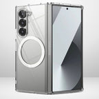New Ultra Hybrid Magsafe Crystal Clear Case without hinge for Samsung Galaxy Fold 5 / Fold 6 / Fold 7 Mobile Case by CoverMeUp